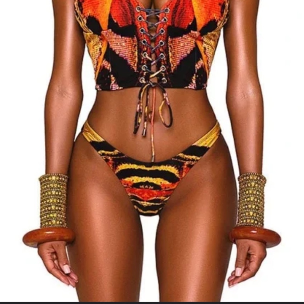 NEW BFyne animal print cheeky bikini bottom